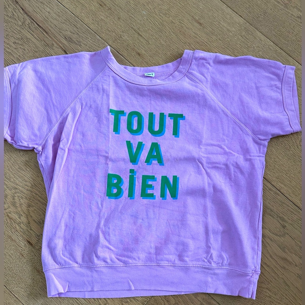 Clare V short sleeve sweatshirt - great condition